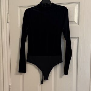 Express Black Long Sleeve Bodysuit